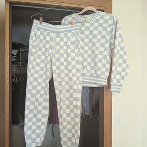 Marine Layer Checkered Lounge Set
